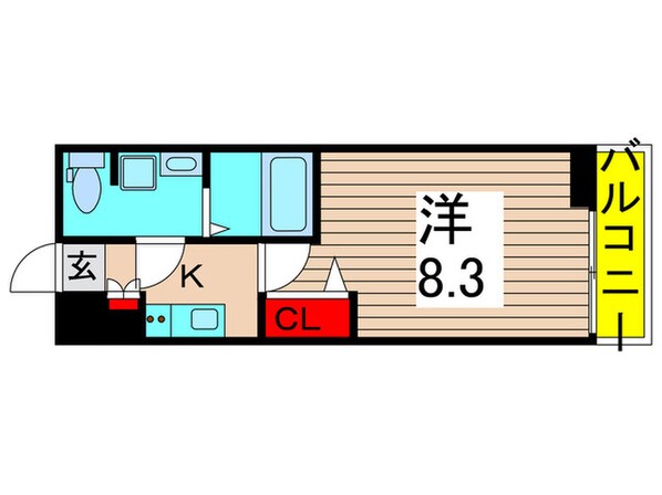 ディームス亀有（503）の物件間取画像